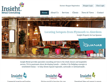 Tablet Screenshot of insightretail.com